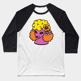 Geisha Poodle Dog Lover Puppy Baseball T-Shirt